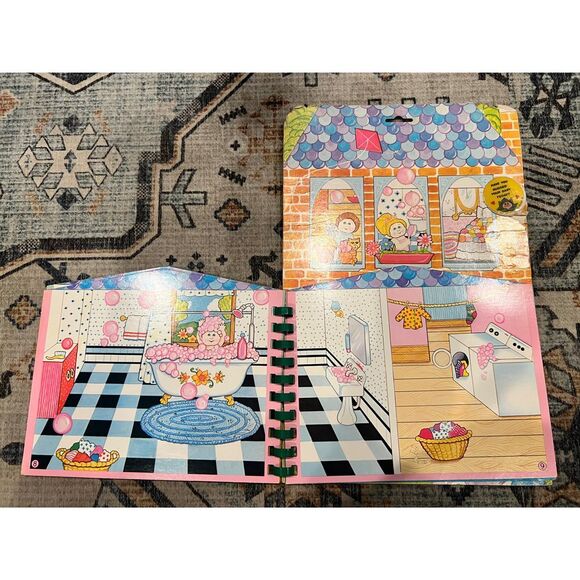 VTG Cabbage Patch Kids This Is My House Puffy Sticker Activity Book‎ EUC 1980s - Picture 6 of 12